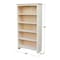 International Concepts Shaker Bookcase, 60"H, Unfinished SH-3226A - alternate 3